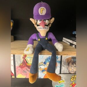 Super Mario Waluigi plush toy.